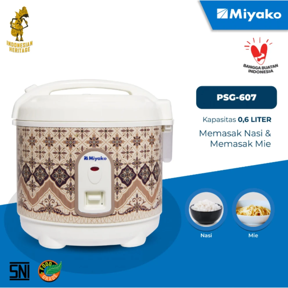 Rice Cooker Serbaguna 0,6 L Miyako
