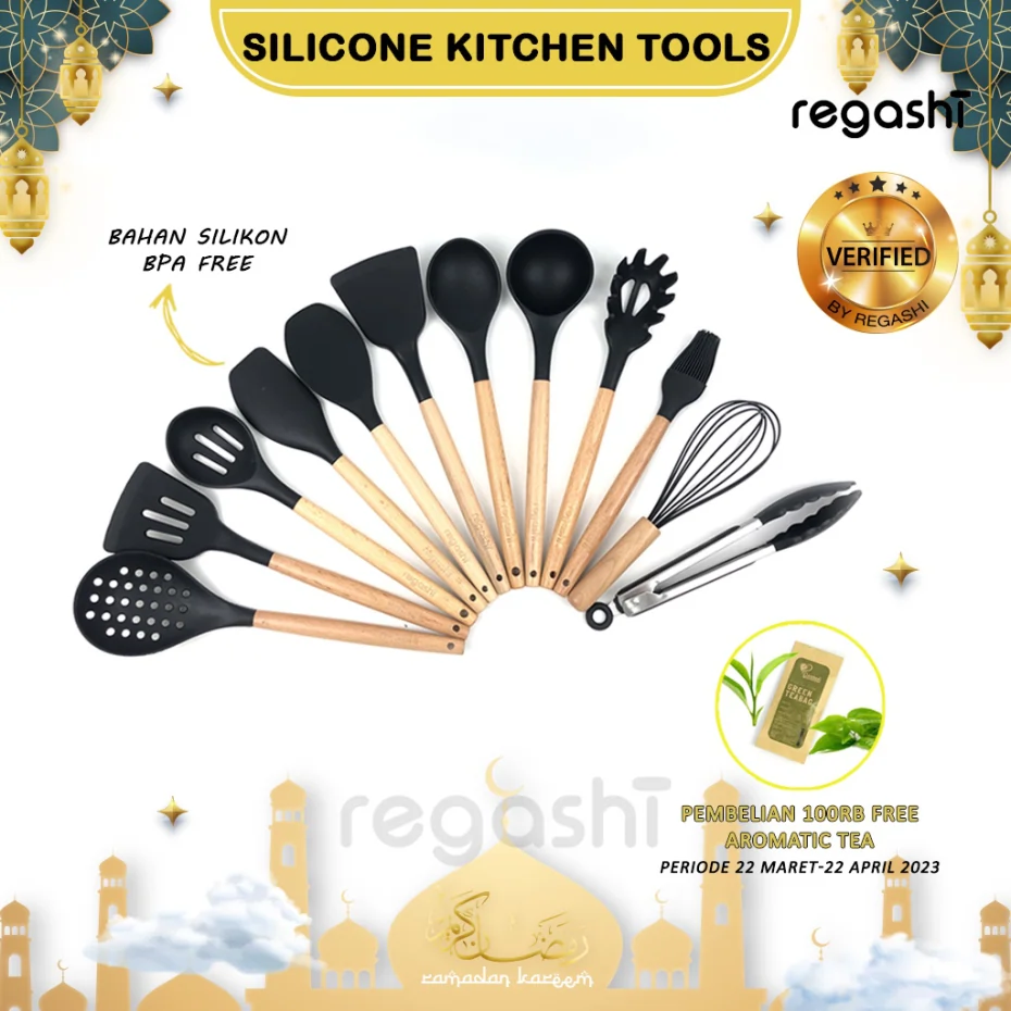 Set Alat Masak Silikon Regashi