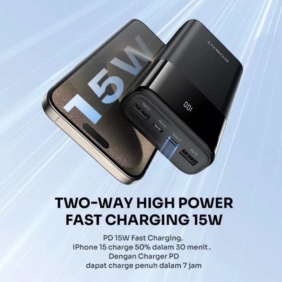 Power Bank Super Cepat 10.000mAh