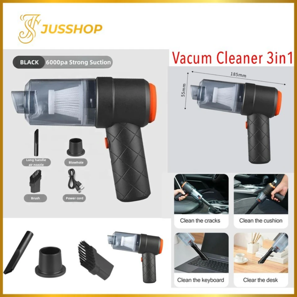 Jusshop Vacuum Cleaner Mini 3 in 1