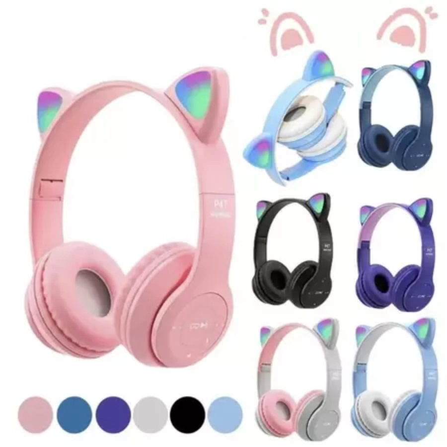 P47M Wireless Headphone Bluetooth Cat Ear