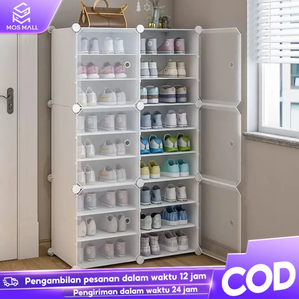 Rak Sepatu Minimalis 8 Susun