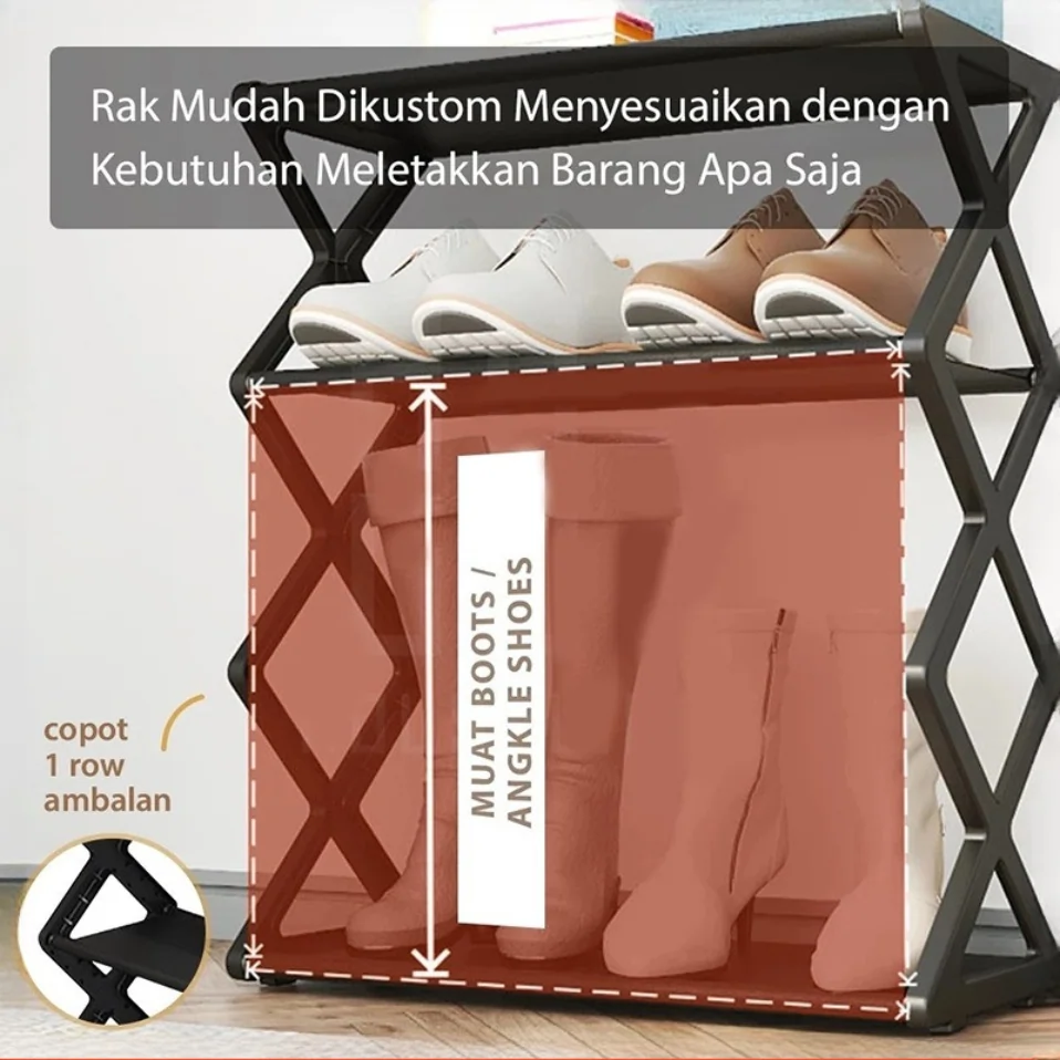 Rak Sepatu Minimalis 45 Susun
