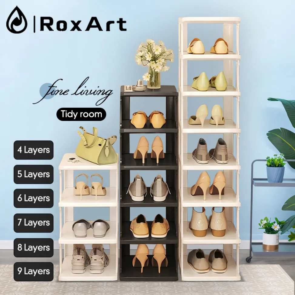 Rak Sepatu & Sandal Minimalis 4 Susun Kikomi