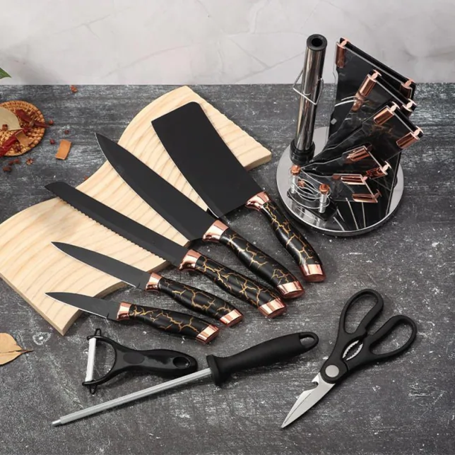 Set Pisau Dapur Premium 9 Pcs