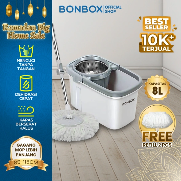 Ember Pel 2 in 1 Bonbox dengan Kain Pel Microfiber