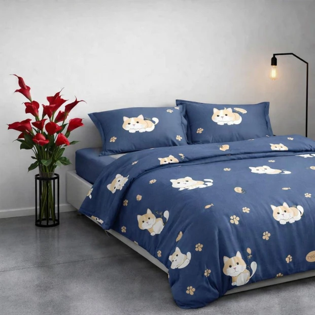 Sprei Katun Disperse Motif Minimalis