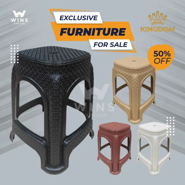 Kursi Plastik Motif Bintang Premium