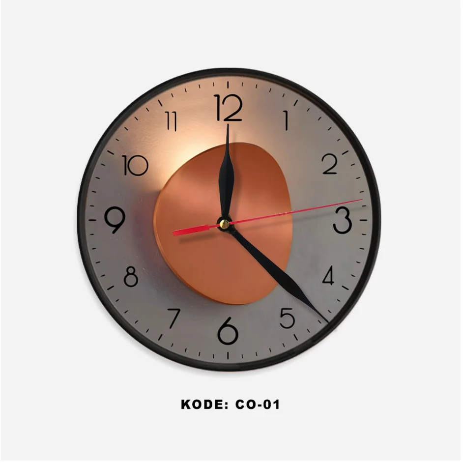 Jam Dinding Kayu Minimalis yang Estetik