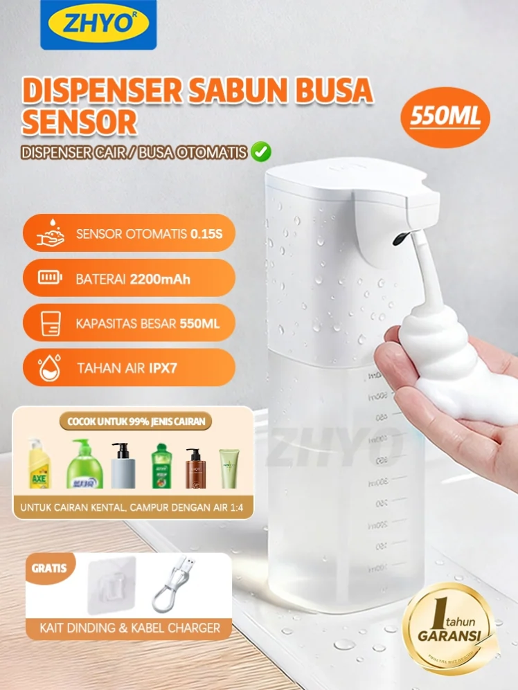 Dispenser Sabun Otomatis dengan Sensor