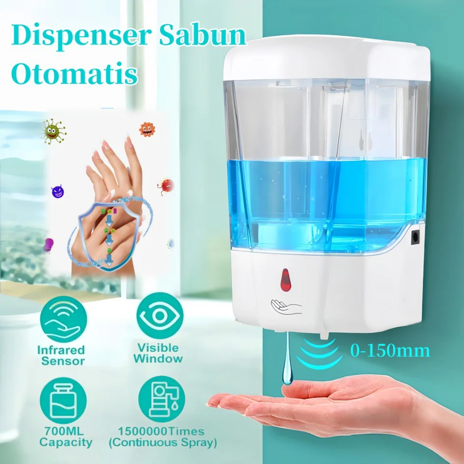 Dispenser Sabun Otomatis Infrared WOR·MY