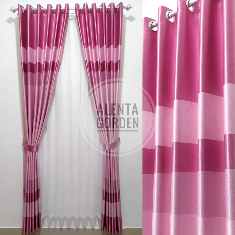 Tirai Blackout Motif Pelangi