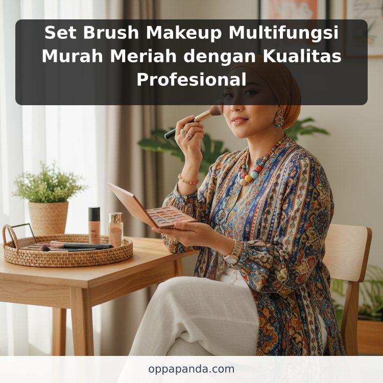 Set Brush Makeup Multifungsi Murah Meriah dengan Kualitas Profesional
